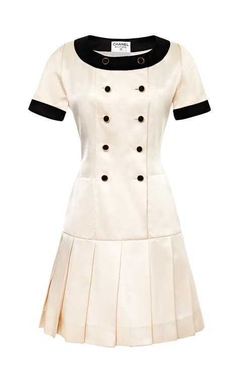 vintage chanel dress white